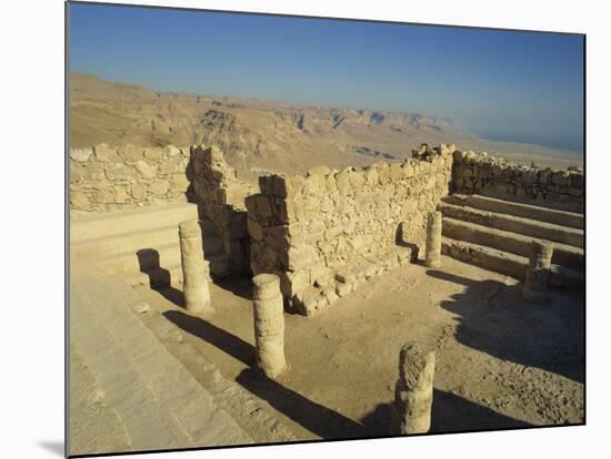 Synagogue, Masada, UNESCO World Heritage Site, Israel, Middle East-Simanor Eitan-Mounted Photographic Print