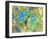 Synapse Nerve Junction, TEM-Thomas Deerinck-Framed Photographic Print