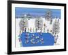 Synchronized Snowmen-Gordon Barker-Framed Giclee Print