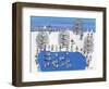 Synchronized Snowmen-Gordon Barker-Framed Giclee Print