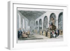 Syntax Preaching, 1813-Thomas Rowlandson-Framed Giclee Print