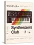 Synthesizers Club-Florent Bodart-Stretched Canvas