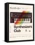 Synthesizers Club-Florent Bodart-Framed Stretched Canvas