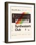 Synthesizers Club-Florent Bodart-Framed Giclee Print