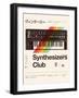 Synthesizers Club-Florent Bodart-Framed Giclee Print