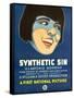 SYNTHETIC SIN, Colleen Moore, 1929.-null-Framed Stretched Canvas