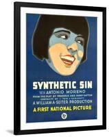 SYNTHETIC SIN, Colleen Moore, 1929.-null-Framed Art Print