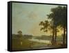 Syon House from Richmond Gardens-Richard Wilson-Framed Stretched Canvas