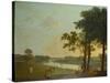 Syon House from Richmond Gardens-Richard Wilson-Stretched Canvas