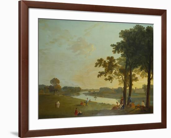 Syon House from Richmond Gardens-Richard Wilson-Framed Giclee Print