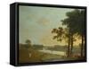 Syon House from Richmond Gardens-Richard Wilson-Framed Stretched Canvas