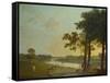 Syon House from Richmond Gardens-Richard Wilson-Framed Stretched Canvas