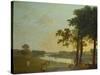 Syon House from Richmond Gardens-Richard Wilson-Stretched Canvas
