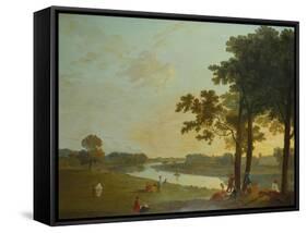 Syon House from Richmond Gardens-Richard Wilson-Framed Stretched Canvas