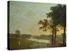 Syon House from Richmond Gardens-Richard Wilson-Stretched Canvas