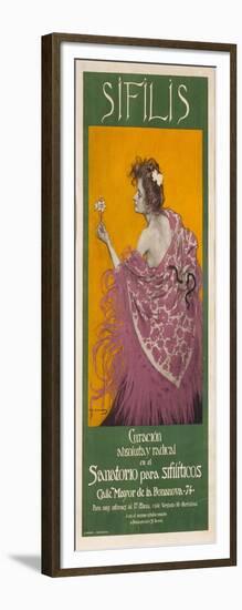 Syphilis-Ramon Casas-Framed Giclee Print