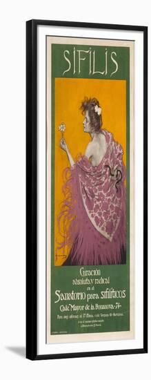 Syphilis-Ramon Casas-Framed Giclee Print