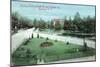 Syracuse, New York - Castle St and Cortland Ave View of Furman Park-Lantern Press-Mounted Art Print
