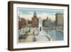 Syracuse, New York - Clinton Square, Soldiers' and Sailors' Monument-Lantern Press-Framed Art Print