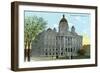 Syracuse, New York - Court House Exterior View-Lantern Press-Framed Art Print