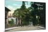 Syracuse, New York - Eastern View Up Fayette Street-Lantern Press-Mounted Premium Giclee Print