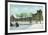 Syracuse, New York - NY State Armory Exterior View-Lantern Press-Framed Art Print