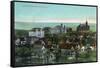 Syracuse, New York - Panoramic View of the University and Grounds-Lantern Press-Framed Stretched Canvas