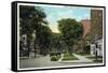 Syracuse, New York - Residences Along James Street-Lantern Press-Framed Stretched Canvas