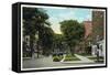 Syracuse, New York - Residences Along James Street-Lantern Press-Framed Stretched Canvas