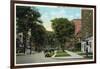 Syracuse, New York - Residences Along James Street-Lantern Press-Framed Art Print