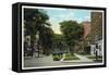 Syracuse, New York - Residences Along James Street-Lantern Press-Framed Stretched Canvas