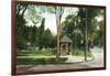 Syracuse, New York - Scenic View in Walnut Park-Lantern Press-Framed Art Print