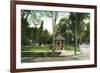 Syracuse, New York - Scenic View in Walnut Park-Lantern Press-Framed Art Print