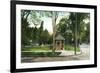 Syracuse, New York - Scenic View in Walnut Park-Lantern Press-Framed Art Print