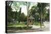 Syracuse, New York - Scenic View in Walnut Park-Lantern Press-Stretched Canvas