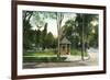 Syracuse, New York - Scenic View in Walnut Park-Lantern Press-Framed Premium Giclee Print
