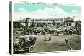 Syracuse, New York - State Fair Grounds and Entrance View-Lantern Press-Stretched Canvas