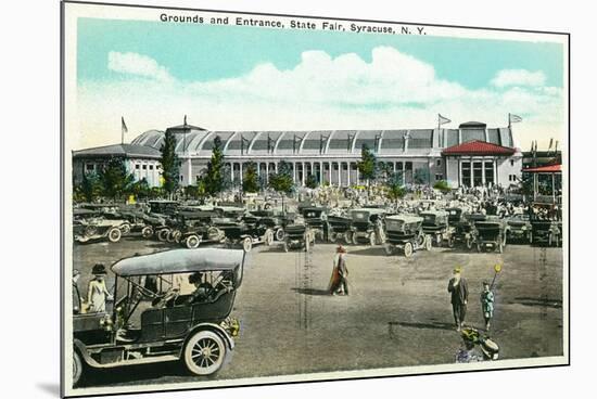 Syracuse, New York - State Fair Grounds and Entrance View-Lantern Press-Mounted Art Print