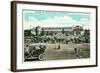 Syracuse, New York - State Fair Grounds and Entrance View-Lantern Press-Framed Art Print