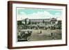 Syracuse, New York - State Fair Grounds and Entrance View-Lantern Press-Framed Art Print