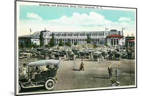 Syracuse, New York - State Fair Grounds and Entrance View-Lantern Press-Mounted Art Print