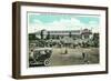 Syracuse, New York - State Fair Grounds and Entrance View-Lantern Press-Framed Premium Giclee Print