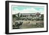 Syracuse, New York - State Fair Grounds and Entrance View-Lantern Press-Framed Premium Giclee Print