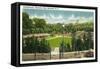 Syracuse, New York - Thornden Park Amphitheatre View-Lantern Press-Framed Stretched Canvas