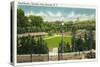 Syracuse, New York - Thornden Park Amphitheatre View-Lantern Press-Stretched Canvas