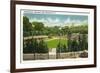 Syracuse, New York - Thornden Park Amphitheatre View-Lantern Press-Framed Premium Giclee Print