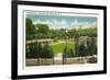 Syracuse, New York - Thornden Park Amphitheatre View-Lantern Press-Framed Premium Giclee Print