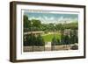 Syracuse, New York - Thornden Park Amphitheatre View-Lantern Press-Framed Art Print