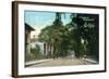 Syracuse, New York - View Down East Fayette Street-Lantern Press-Framed Art Print