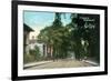 Syracuse, New York - View Down East Fayette Street-Lantern Press-Framed Art Print